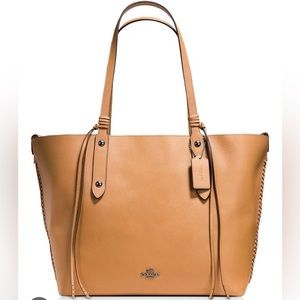 Coach whiplash market tote polished pebble leather
